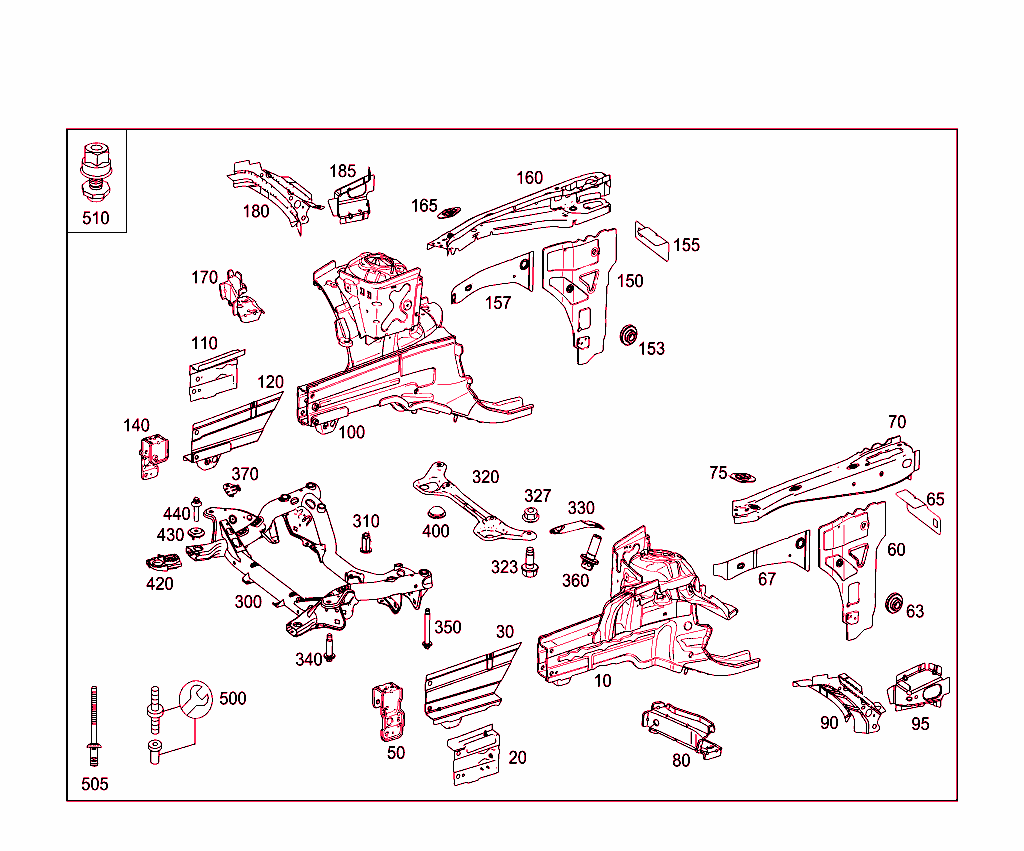 Wheelhouse,Front Subframe