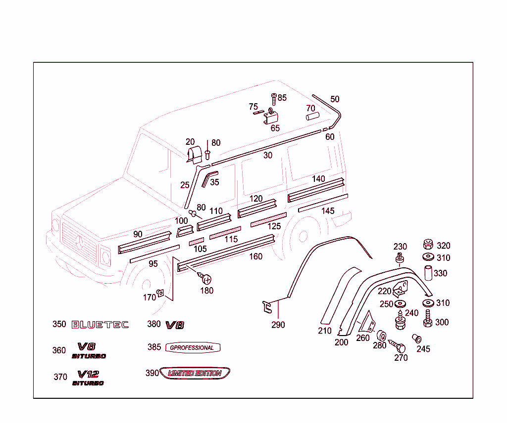 Outside Attachment Parts