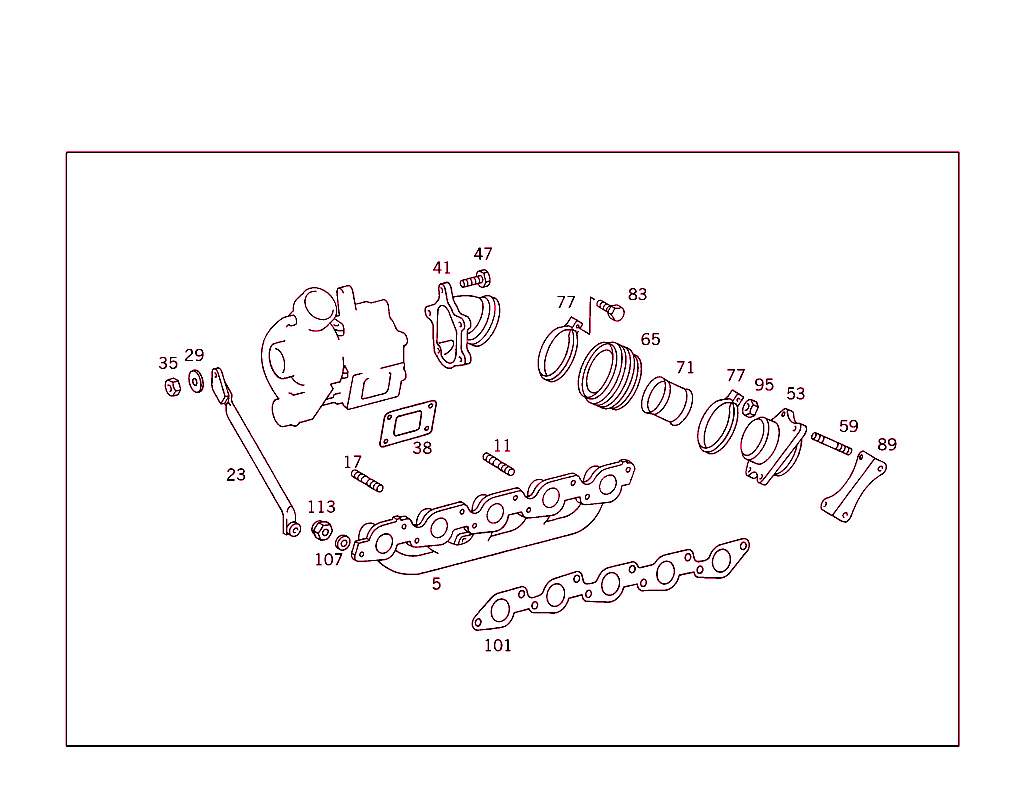 Turbo-Engine Exhaust Manifold