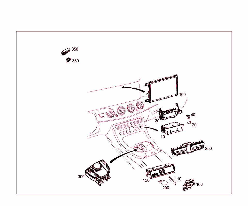 Radio, Operating And Display Unit