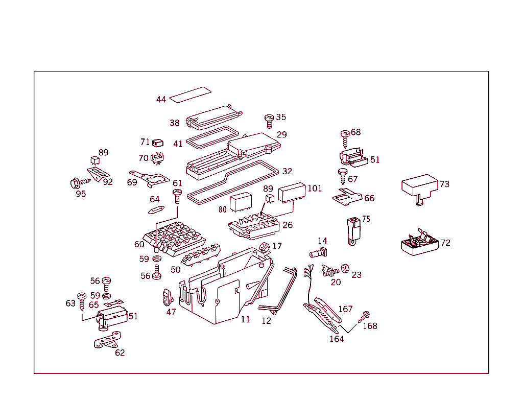 Fuse Cabinet,Fuse Box And Relay Unit