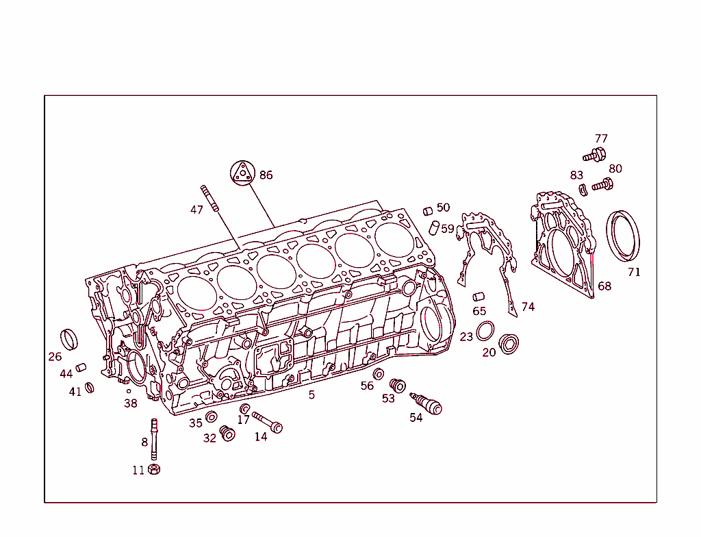 Cylinder Crankcase,Cover,Gasket Kit