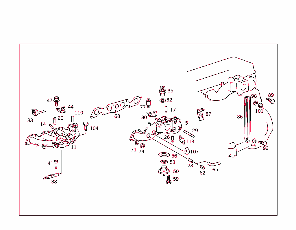 Carburetor Engine Intake Manifold