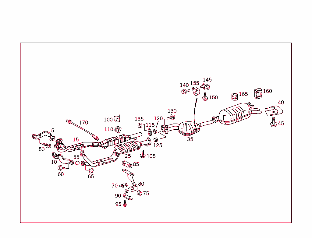 Exhaust System Used On Twelve-Cylinder Gasoline Vehicles