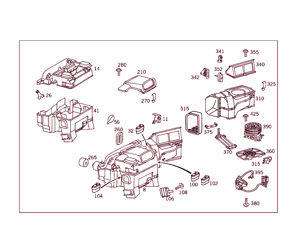 Heater Case With Blower
