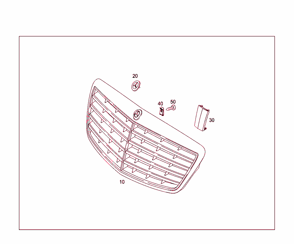 Radiator Grille Shell