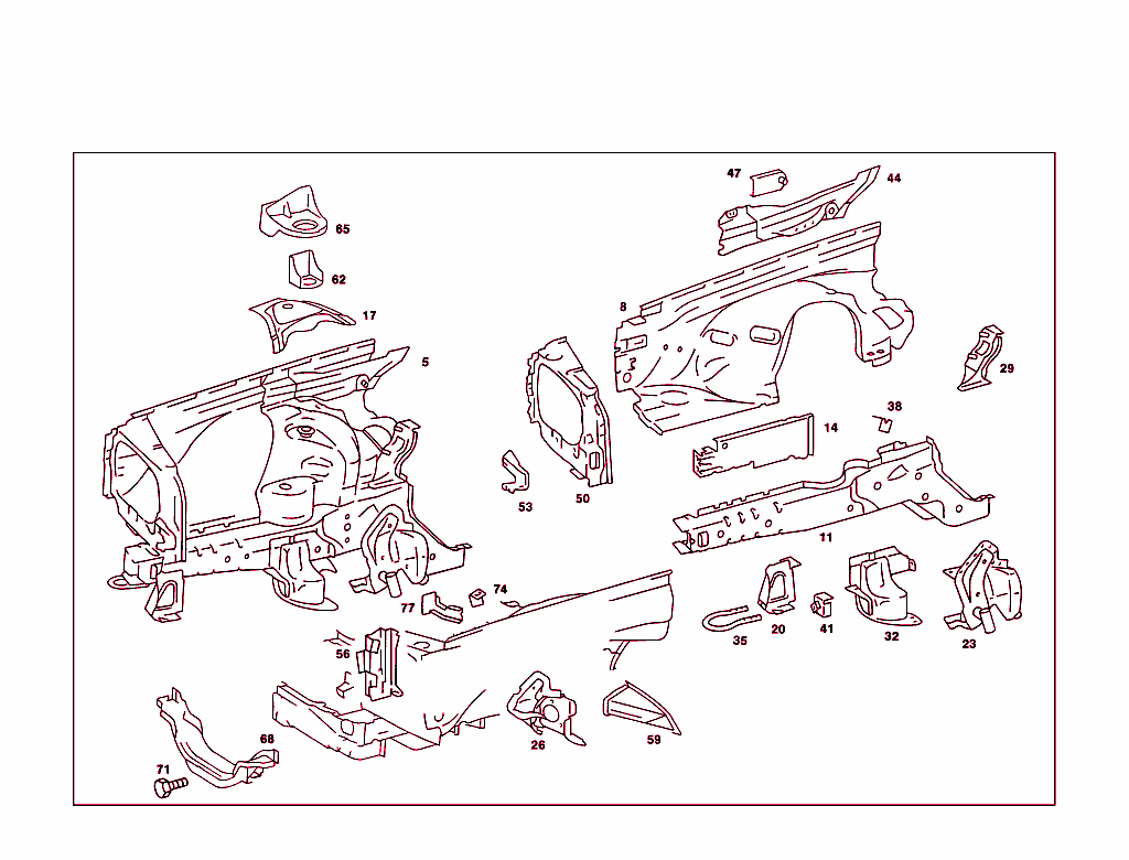 Wheelhouse,Front Subframe