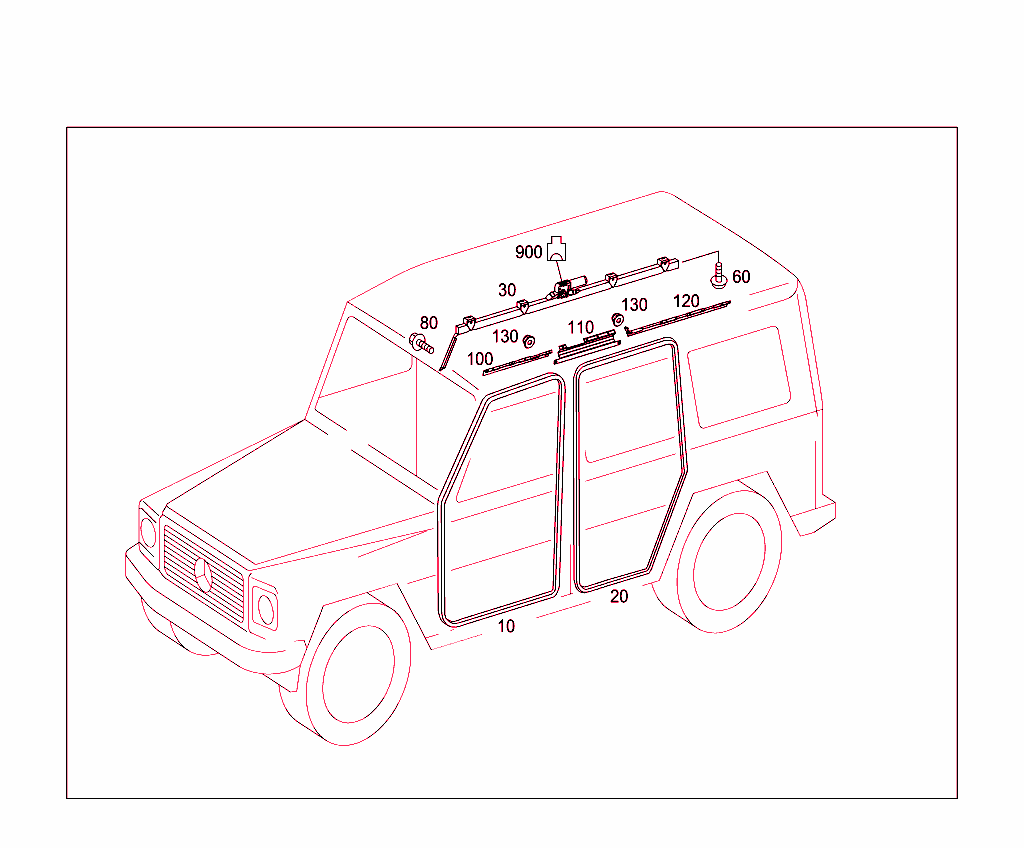 Head Protection Curtain, Door Edge Guard Sections