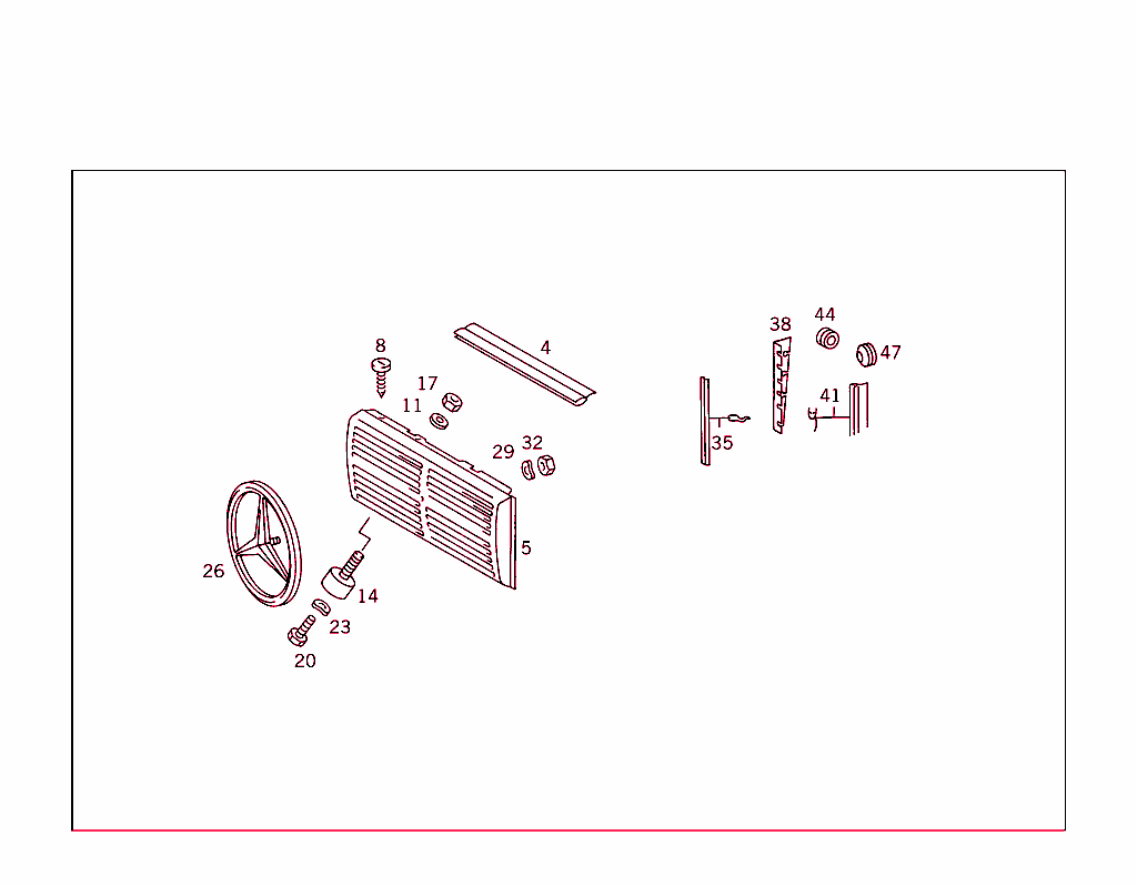 Radiator Grille Shell