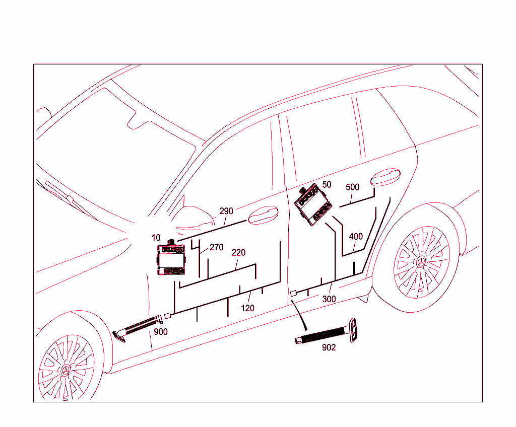 Door Wiring Harness And Door Cont.unit