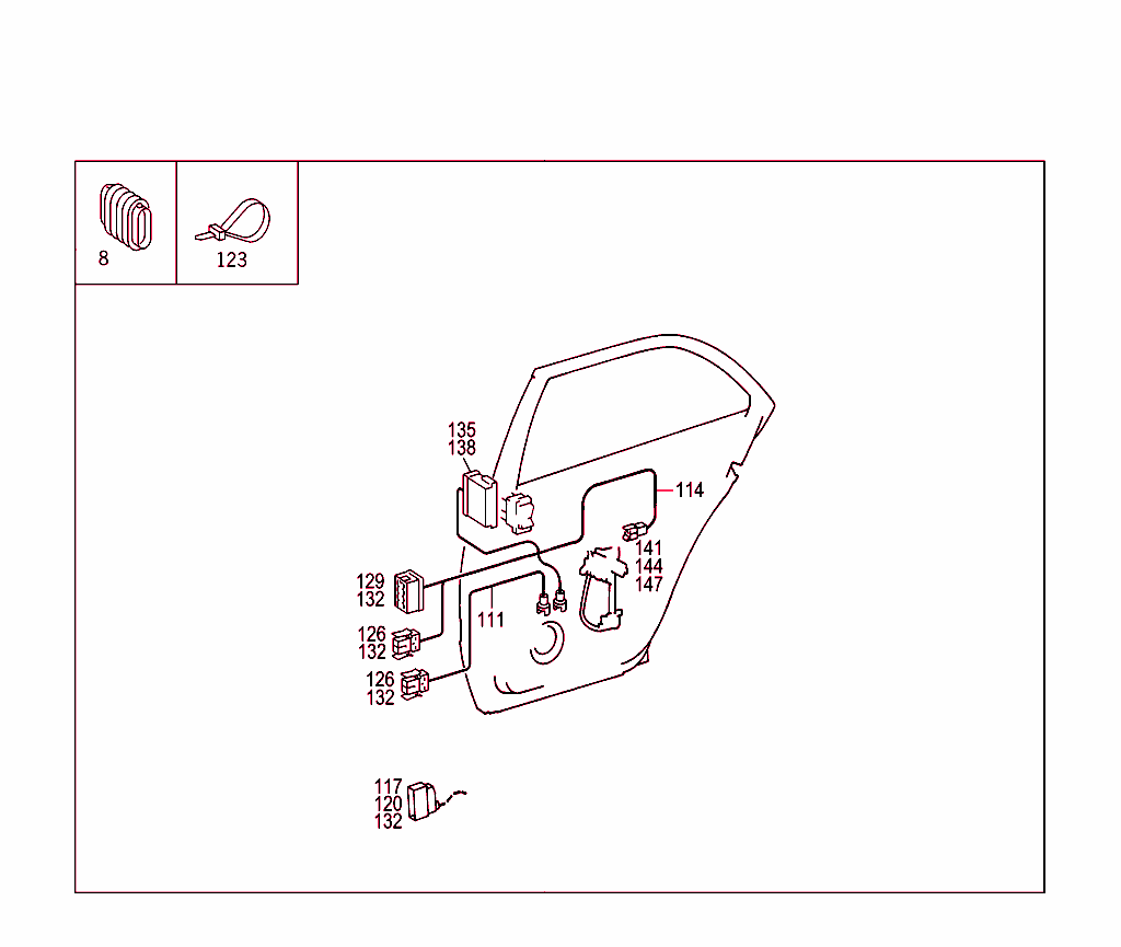 Door Cable Harnesses & Protective Hoses