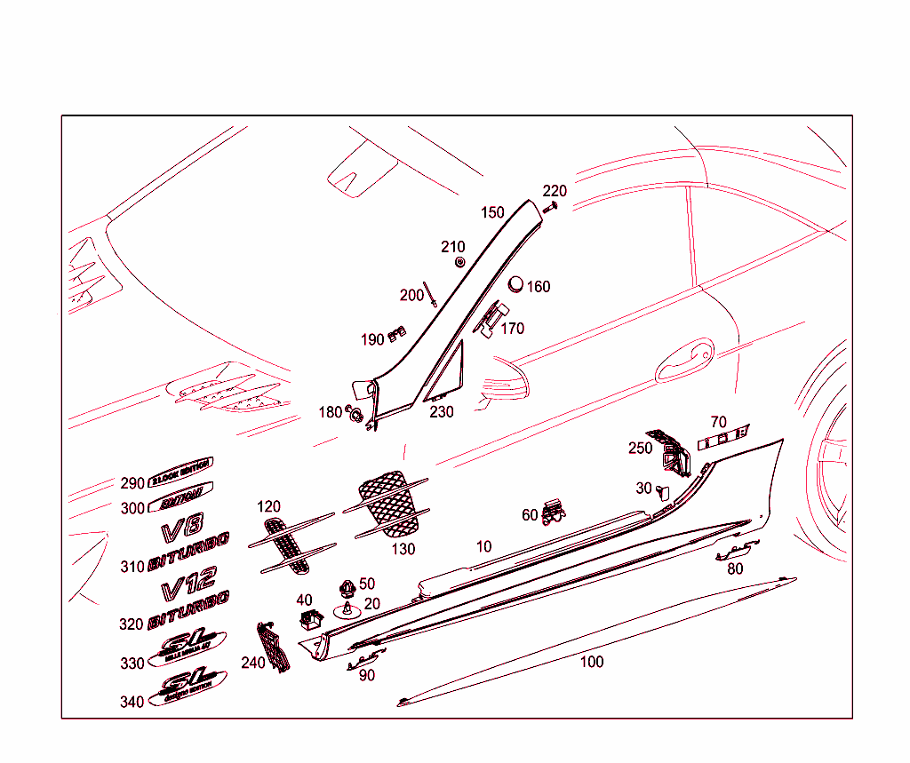 Outside Attachment Parts