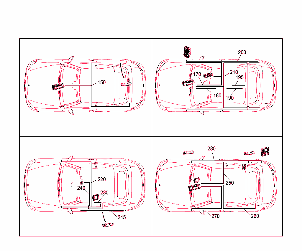 Main Cable Harness Frame Floor Unit