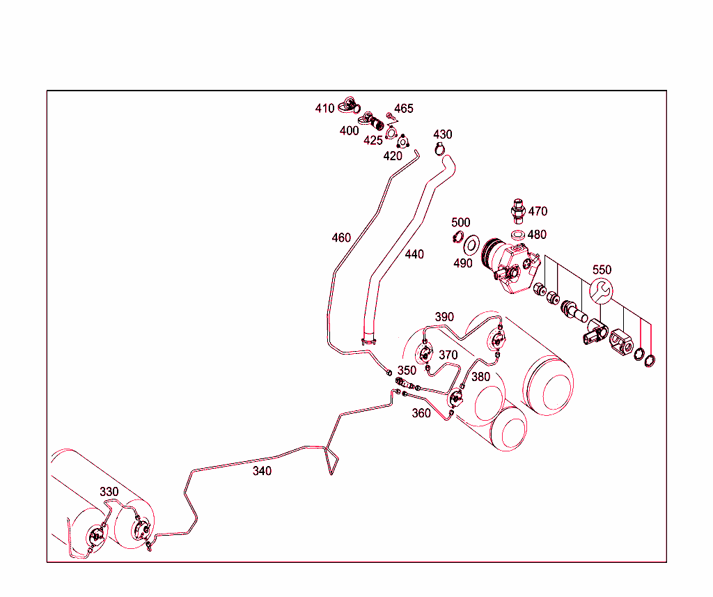 Fuel Lines For Natural Gas Drive