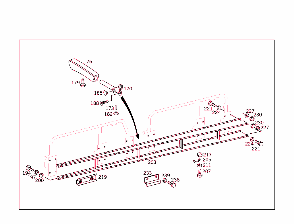 Longitudinal Seat Bench