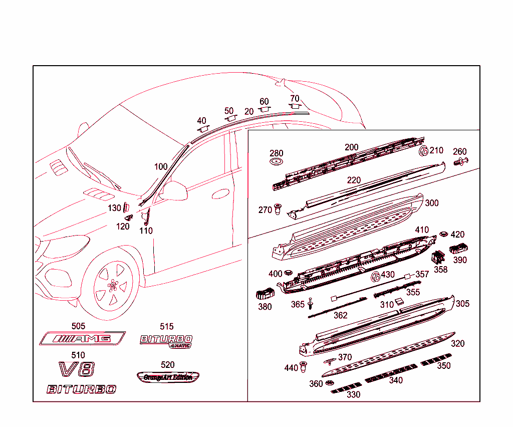 Outside Attachment Parts