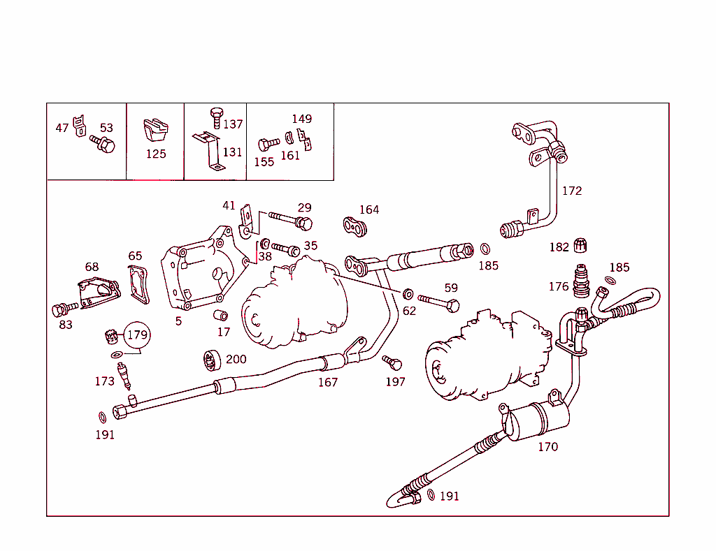 Refrigerant Compressor Attachment Parts