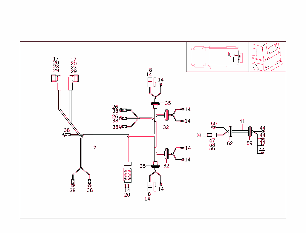 Tail Lamp Cable Harness