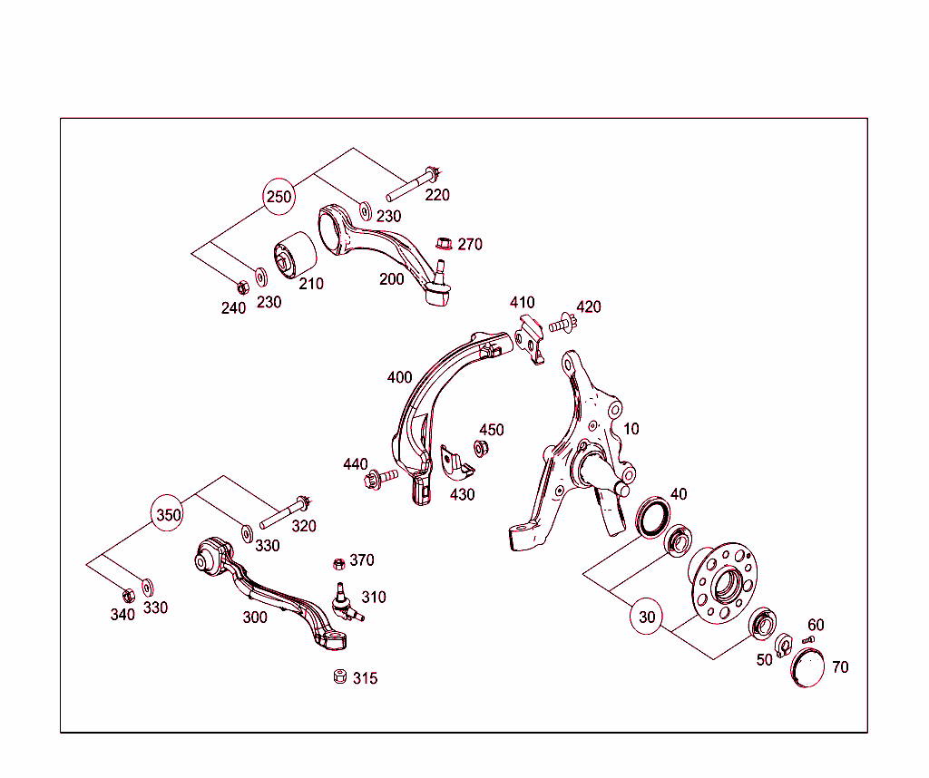 Steering Knuckle And Control Arm