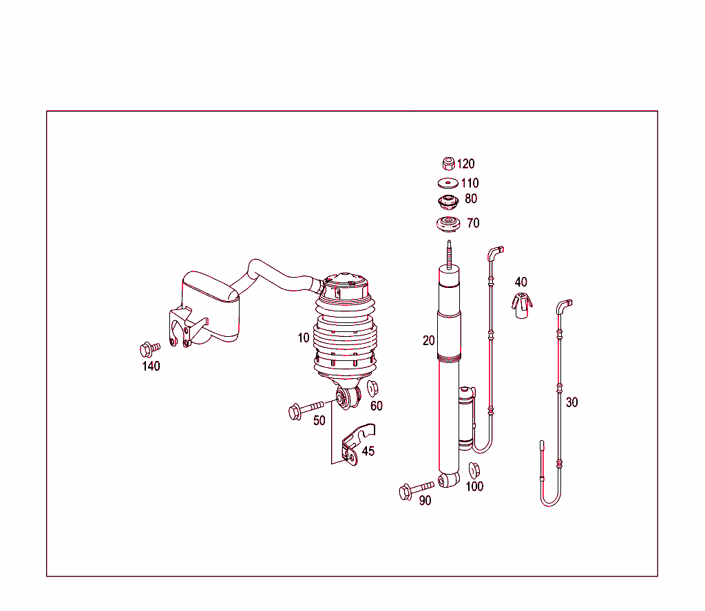 Rear Springs & Suspension Used With Self-Levelling Device &  A D S