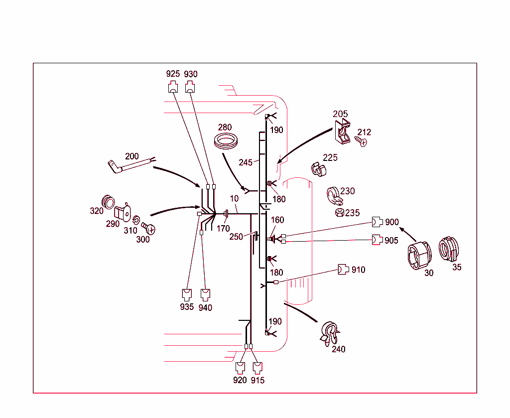 Tail Lamp Cable Harness