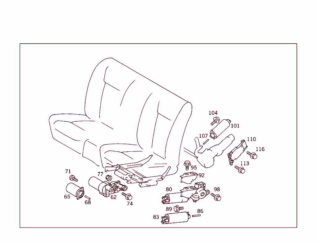 Electric Rear Seat Adjustment