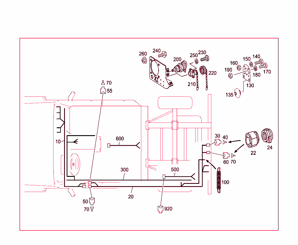Tail Lamp Cable Harness