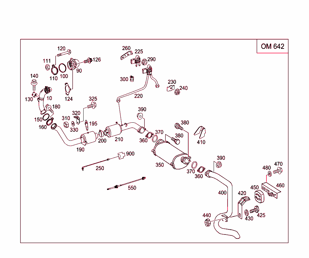 Exhaust System For Six-Cylinder Diesel Vehicles
