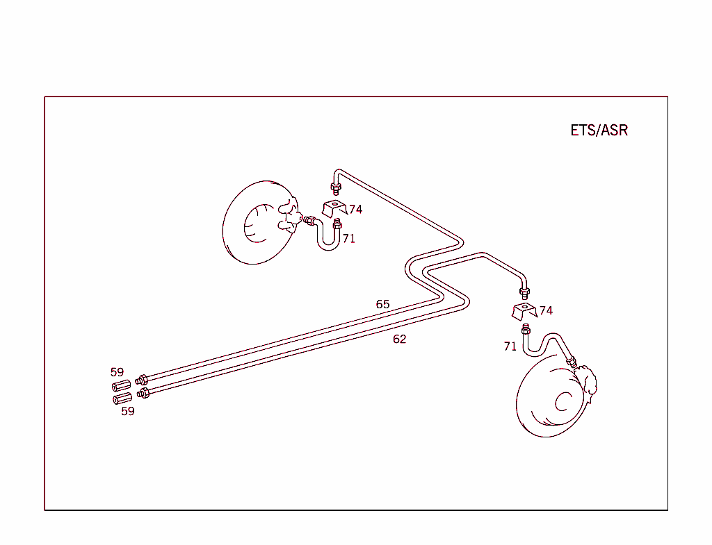 Brake Lines Used For Acceleration Skid Control (Asr)