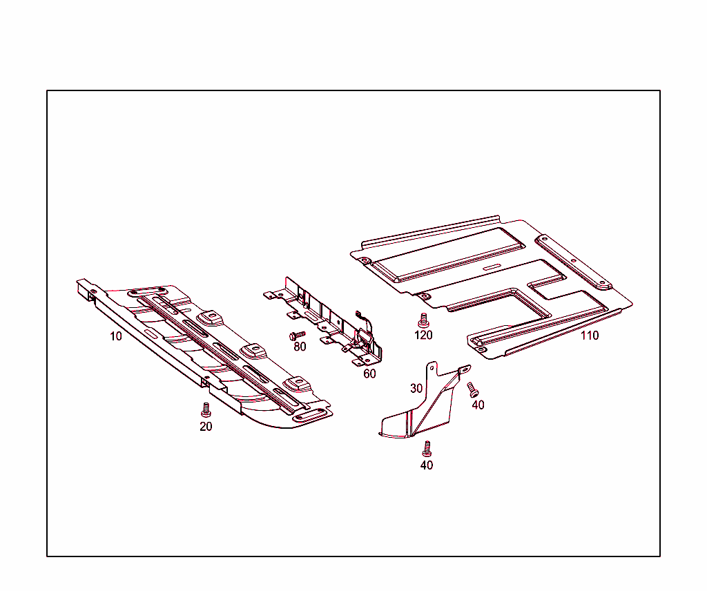 Engine Compartment Panelling, Gasoline Vehicles