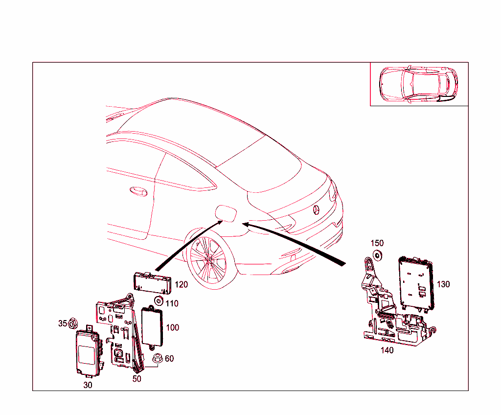 Control Modules And Relay In Trunk