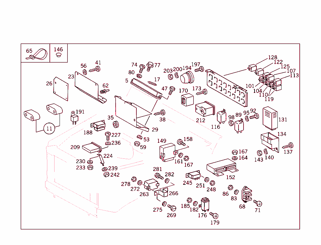 Fuse Box, Relay And Control Units