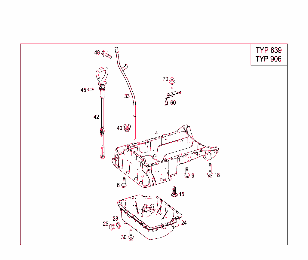 Oil Pan & Oil Level Display