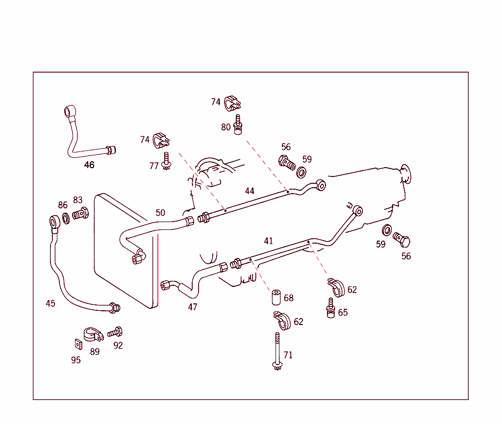 Detachable Transmission Components,Oil Filler Pipe,Slk-Class