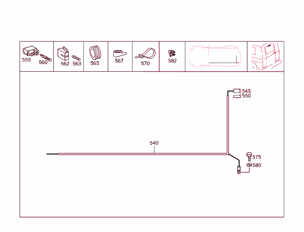 Tail Lamp Cable Harness