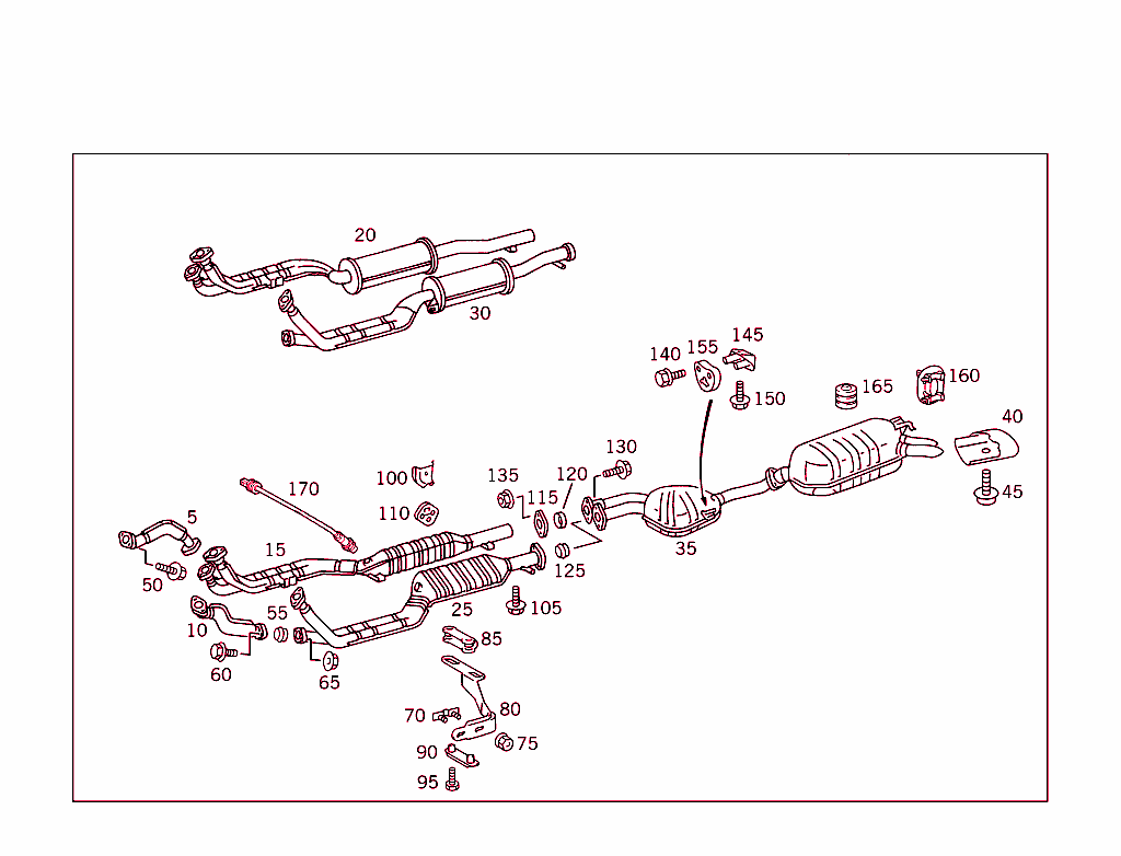 Exhaust System Used On Twelve-Cylinder Gasoline Vehicles