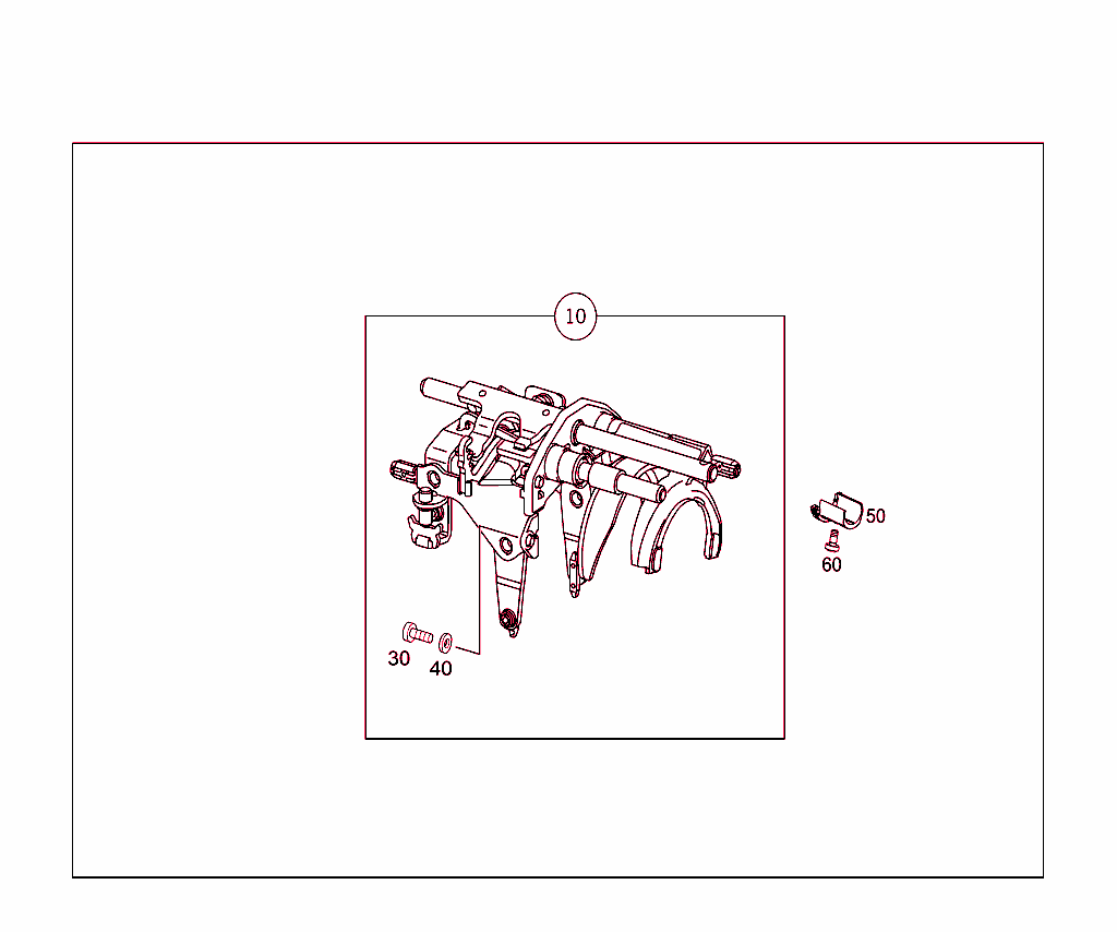 Shifting Rod,Detent,Shifting Fork