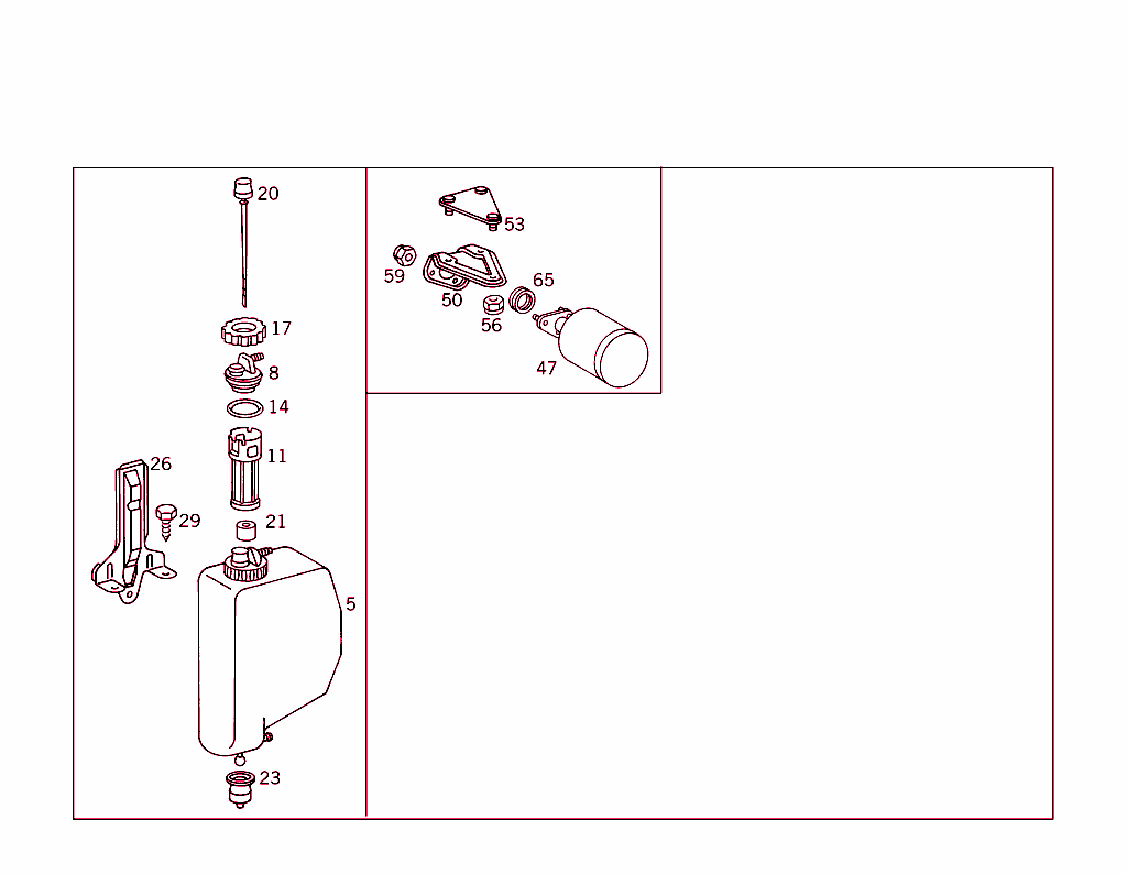 Oil Tank & Valves Of Hydraulic System