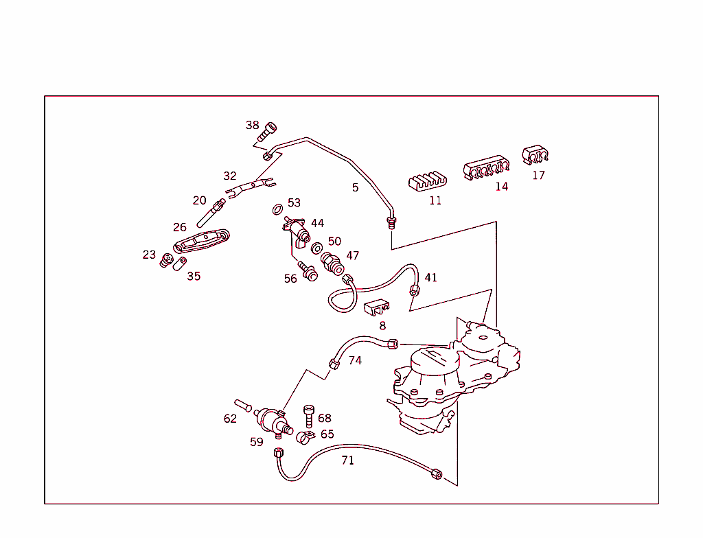 Inject.nozzles,Lines,Cold Startg.valve & Pressure Regulator, With Ke-Jetronic