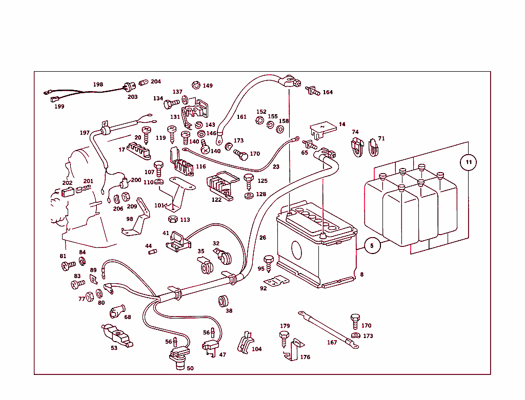 Battery,Starter/Alternator Cable