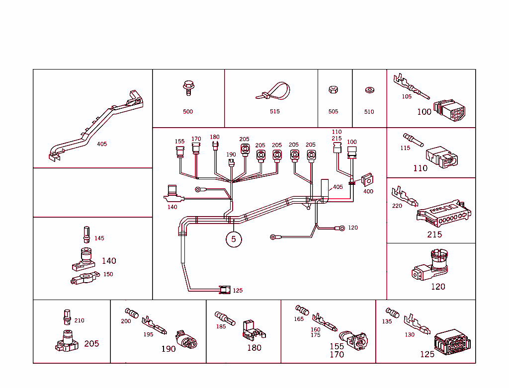 Engine Cable Harness,E/Cls-Class