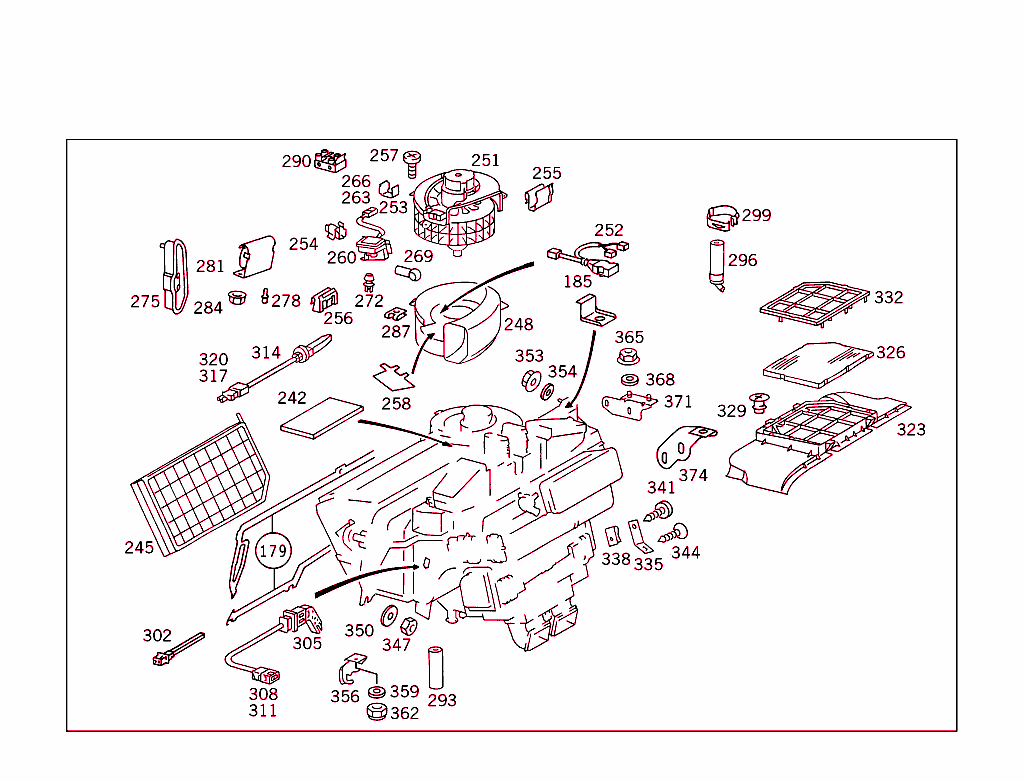 Heater Case With Blower