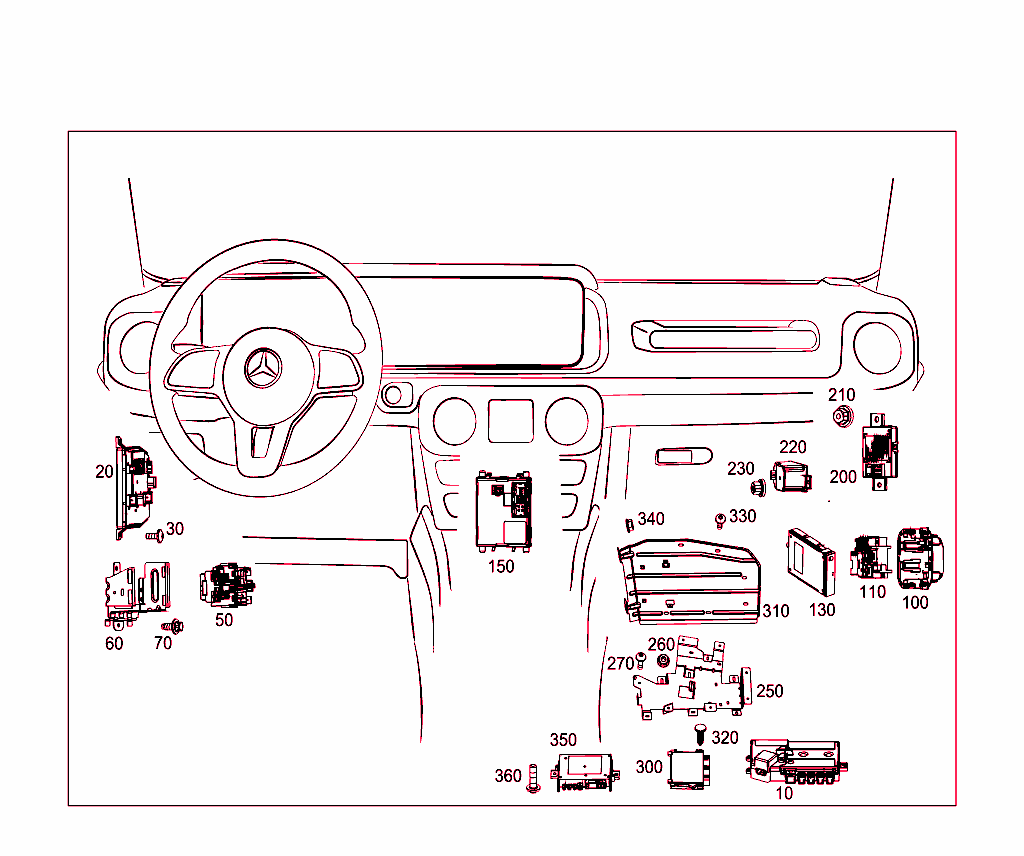 Control Units,Fuse Boxes And Relays In Interior