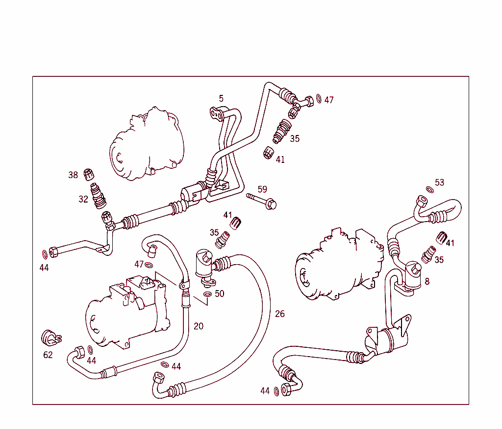 Refrigerant Compressor Attachment Parts