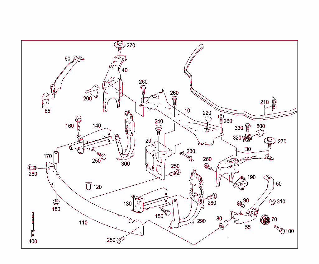 Front Stiffening And Radiator Support