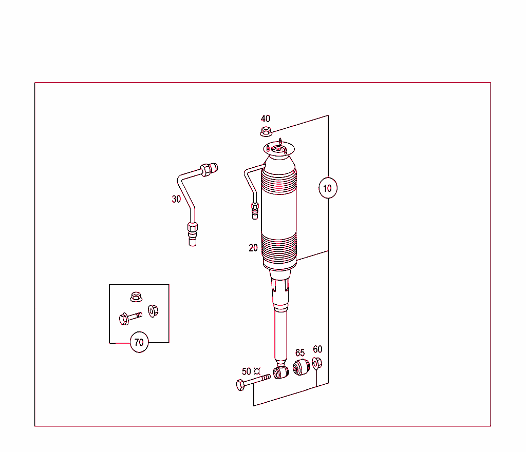 Spring Strut And Spring Strut Mounting Rear