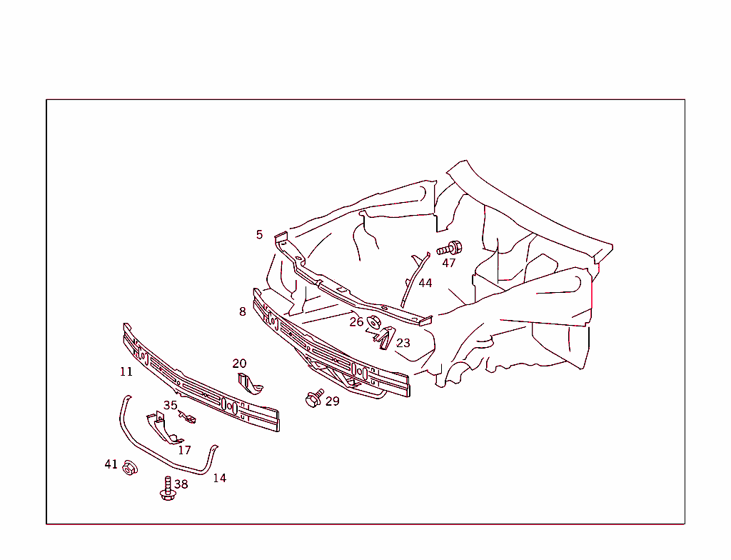 Front Stiffening And Radiator Support