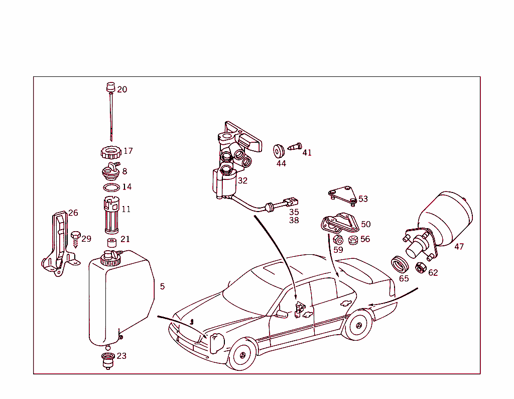 Oil Tank & Valves Of Self-Levellingdevice Hydraulic System, A S D