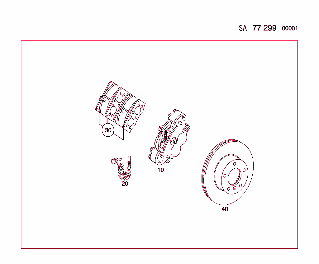 500 Ge; Front Wheel Brake