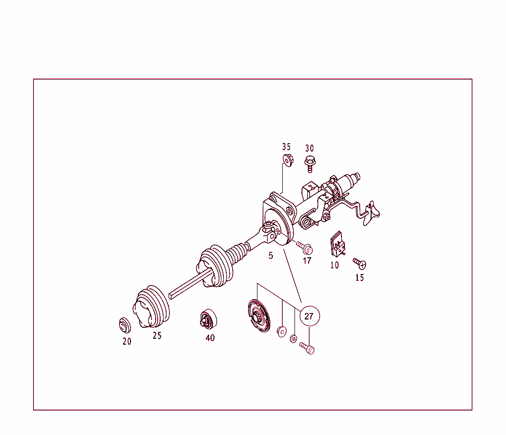 Steerg.column Jacket Tube & Steerg. Shaft